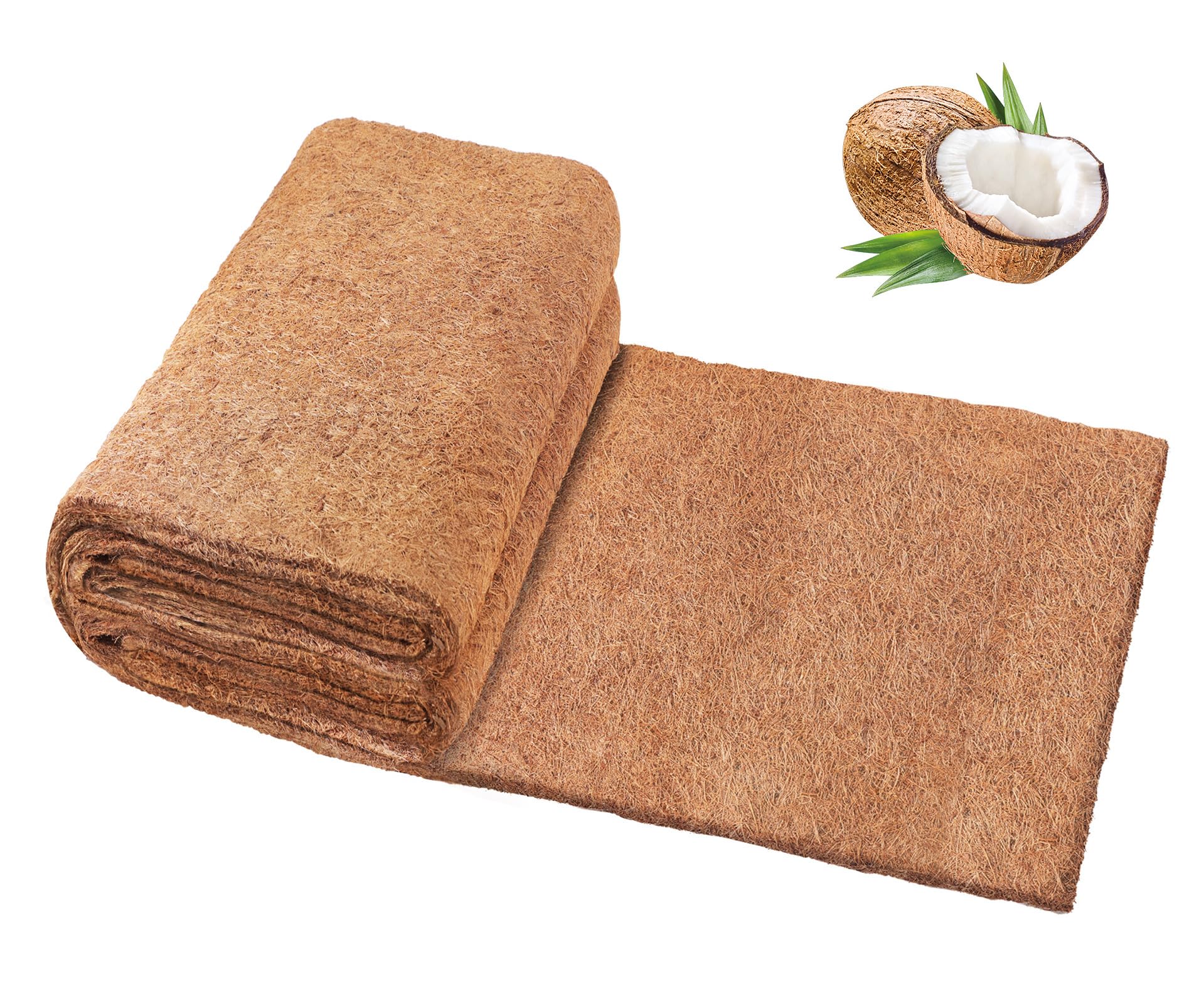 Snapklik.com : Remiawy Coco Liner Fiber Roll, 16 X 80 Inch Natural ...