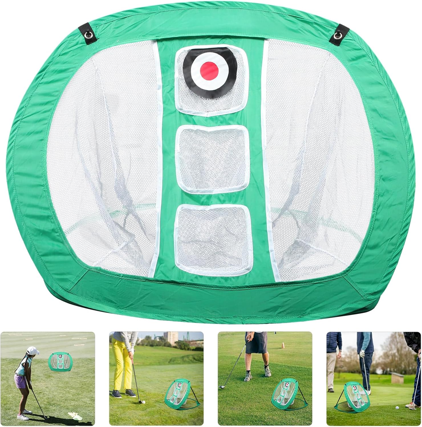 SUPVOX Golf Chipping Net Portable Practice Net for Backyard Training Lightweight Material for Chipping Accuracy Golf Accessory for Skill Levels