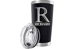 Personalized Tumbler: Engraved Name, Keeps Coffee Hot or Cold, 20 Oz