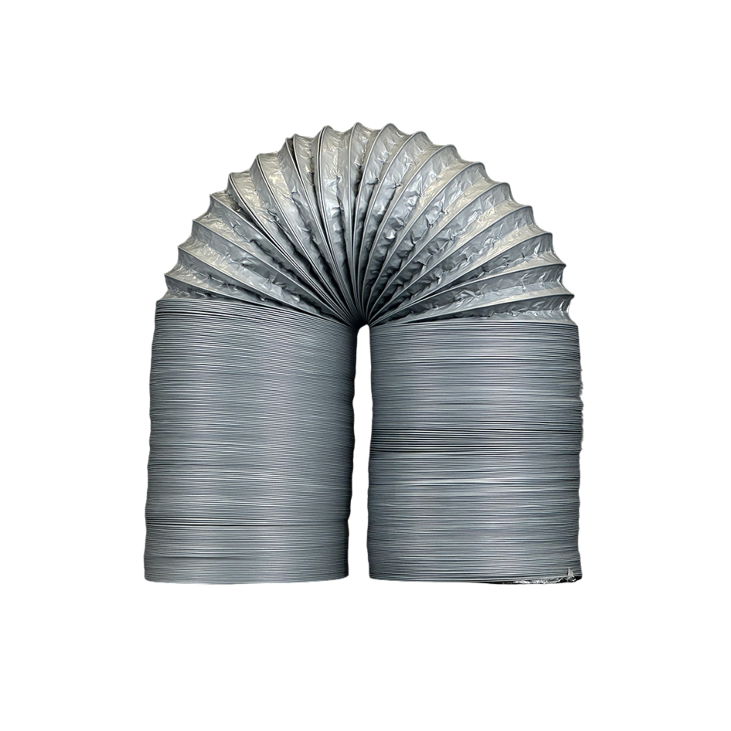 Astberg 315mm (12") Double-Layer PVC Flexible Insulated Ducting with Mesh-Protected Aluminum Cowl – Suitable for Chimney, Exhaust, and Inline Ventilation Systems-image-1