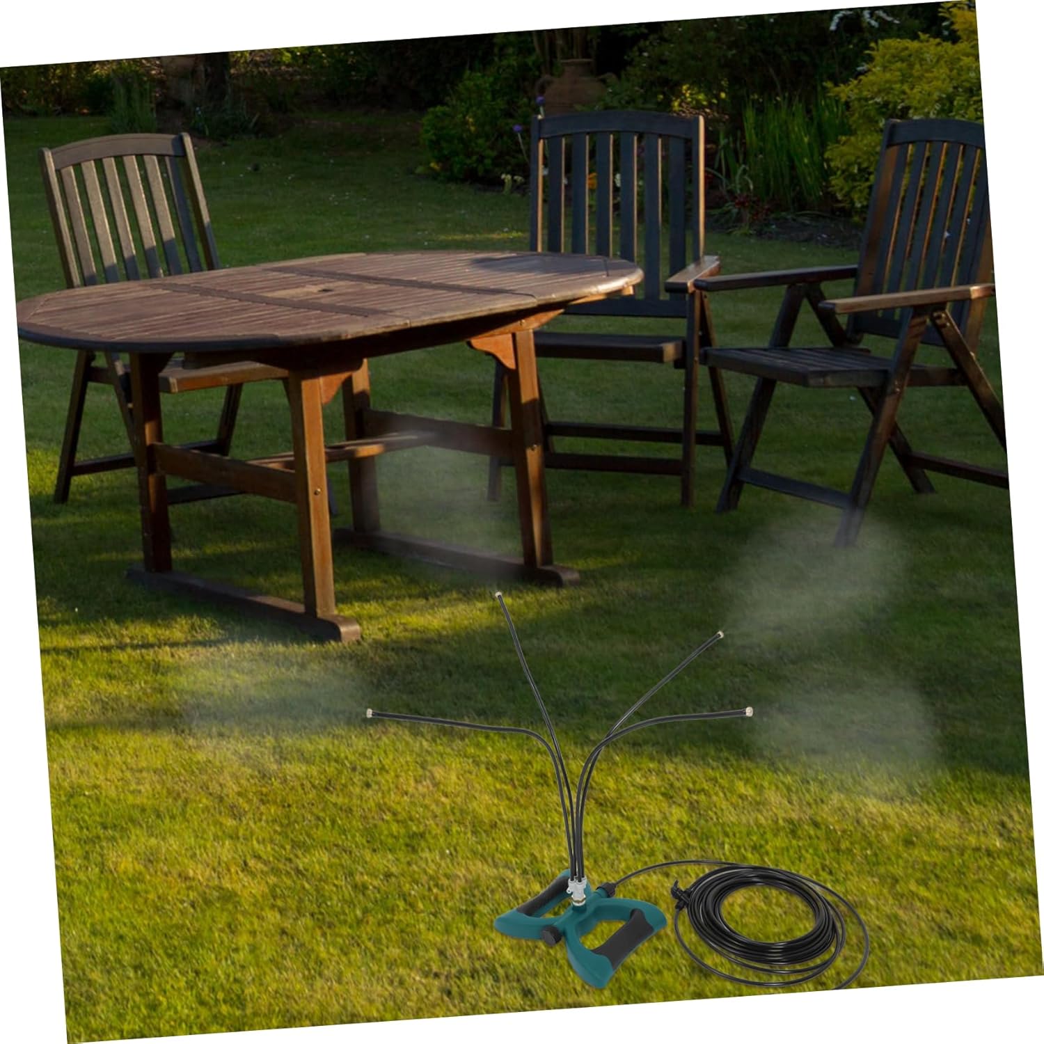 Outdoor Misting System Misters for Outside Patio Rotating Sprinkler Cooling Misters for Patio Hose Connection