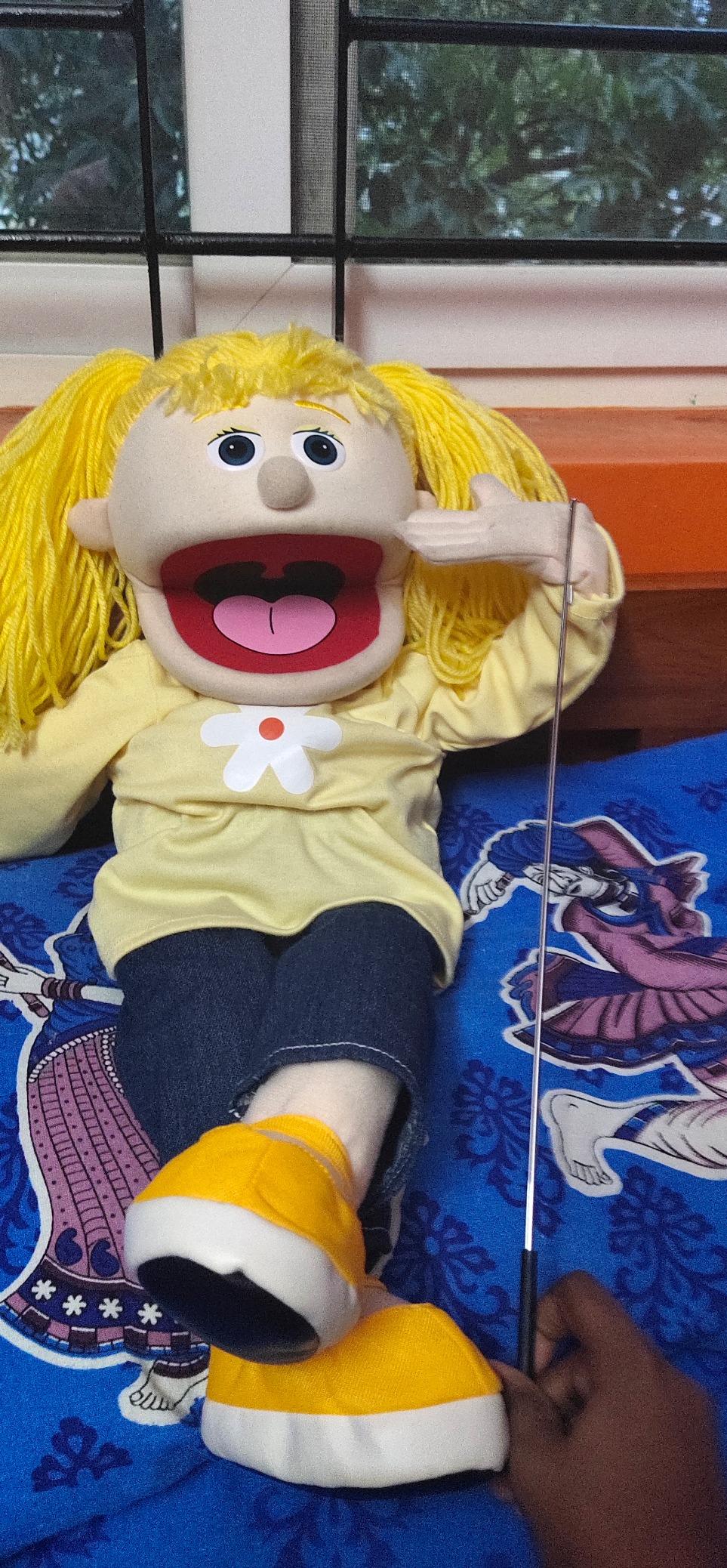 Buy Silly Puppets Katie Ventriloquist Doll Style Puppet (Yellow, 25