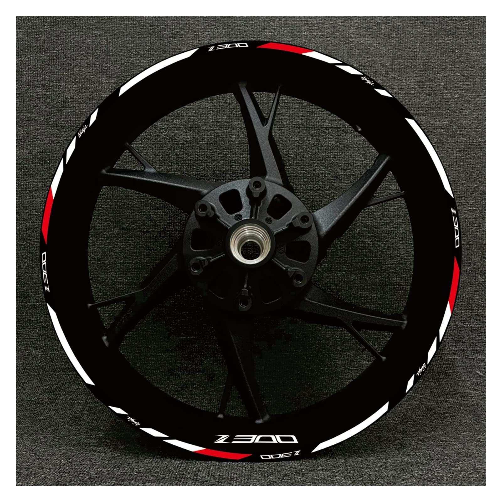 Autocollant jante Z300 pour look urbain et sorties moto sur route