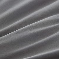 Vista 120 de CLOTHKNOW Juego de edredón de 3 piezas de color marrón caramelo, tamaño individual/individual XL, color terracota suave, color óxido con 2 fundas