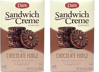 Dare Cookies, Chocolate Cream, 10.2 oz (Pack of 2)