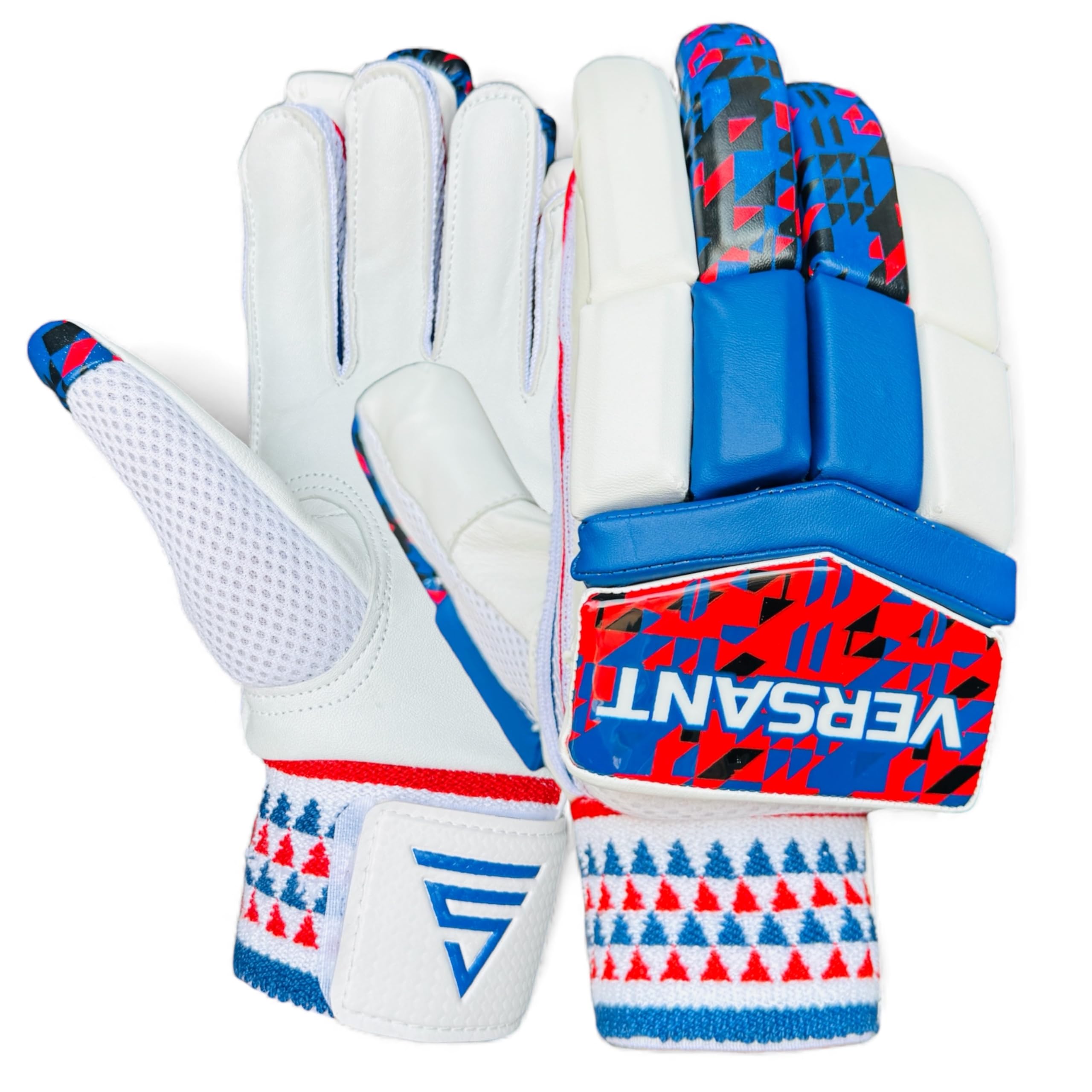 VERSANT Rook Cricket Batting Gloves (Blue-RED, Men Size, Right Handed)-image-41