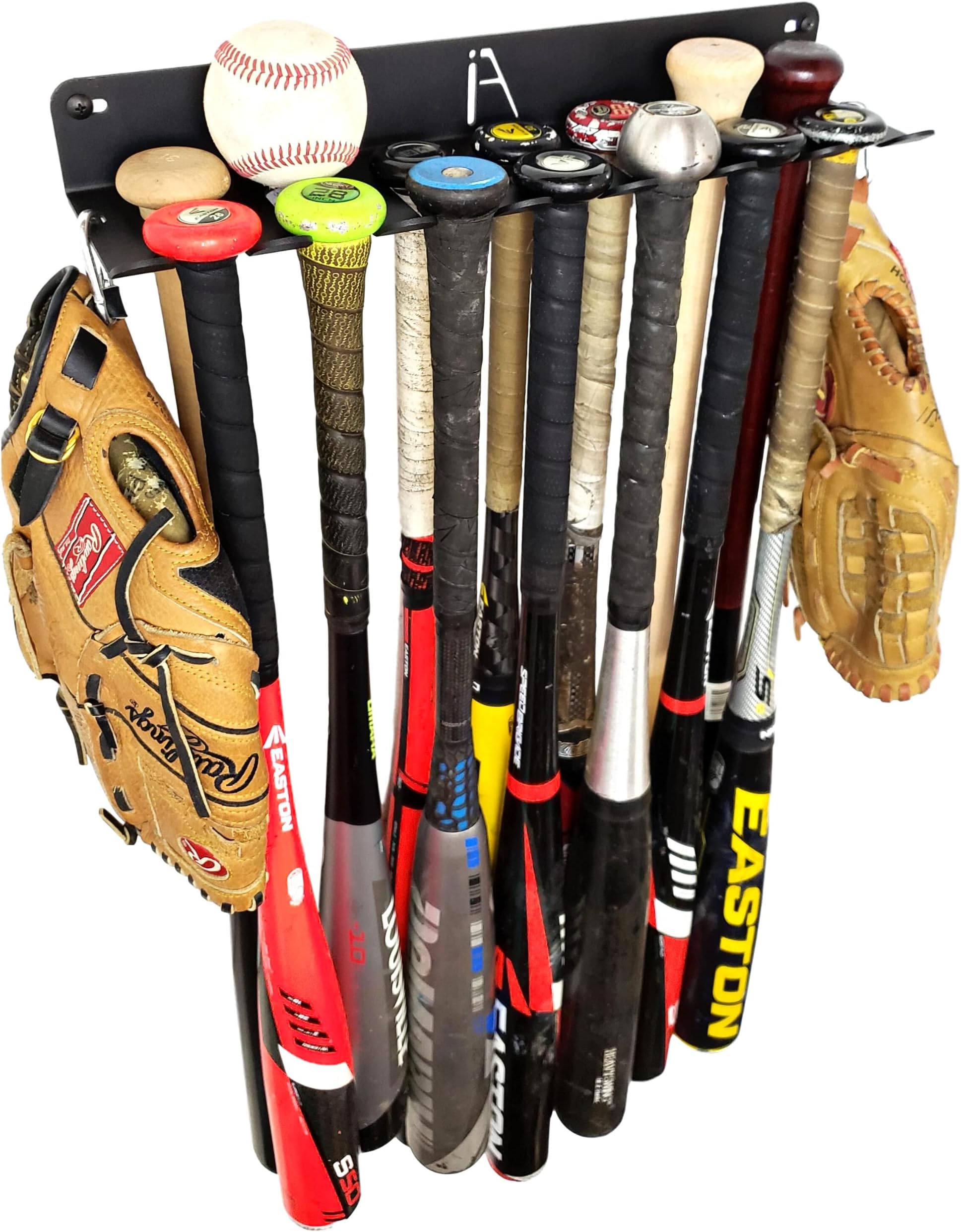Aolamegs Baseball Bat Holder Rack Metal Baseball Softball