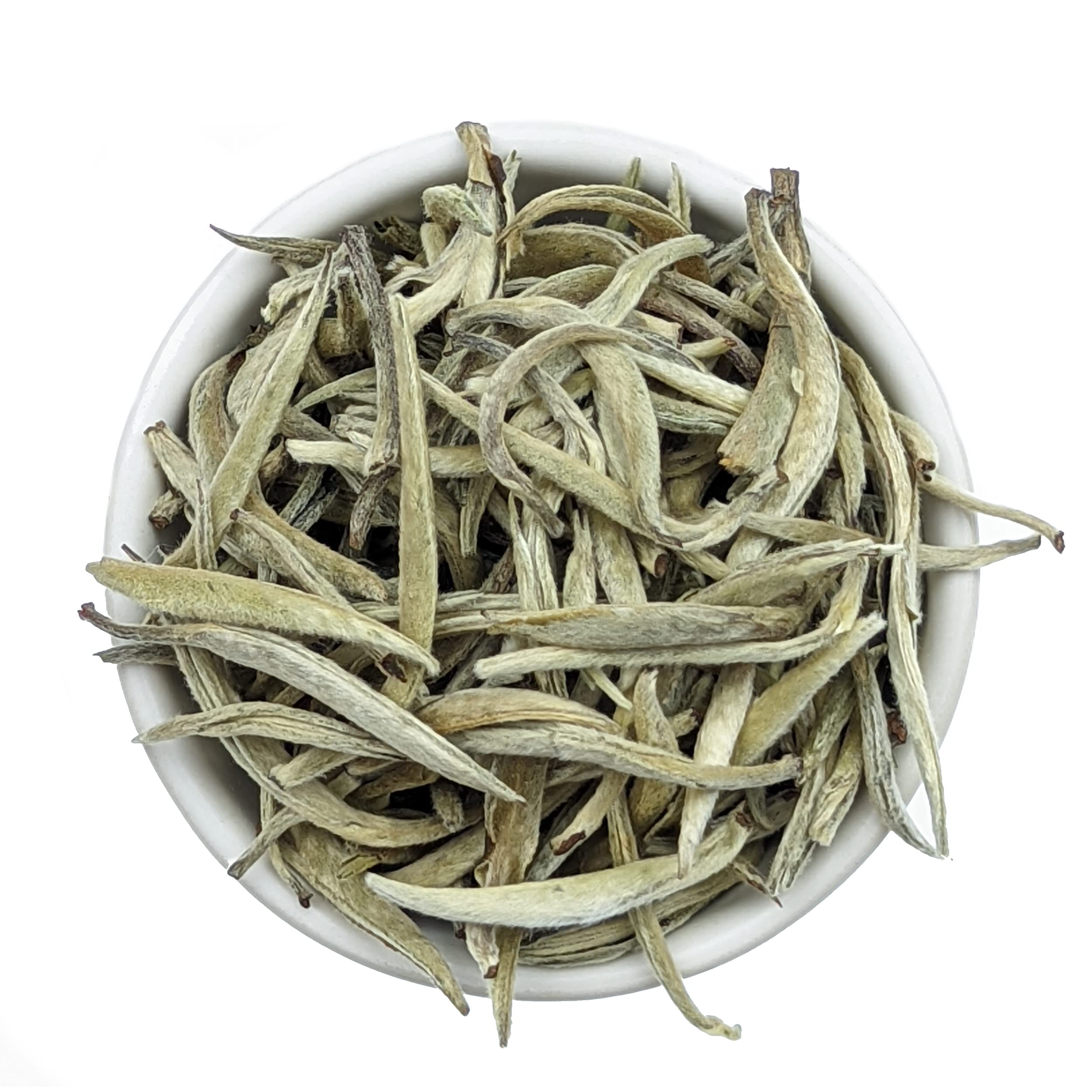 White Silver Needle 100g Té blanco chino a granel con brotes de hoja