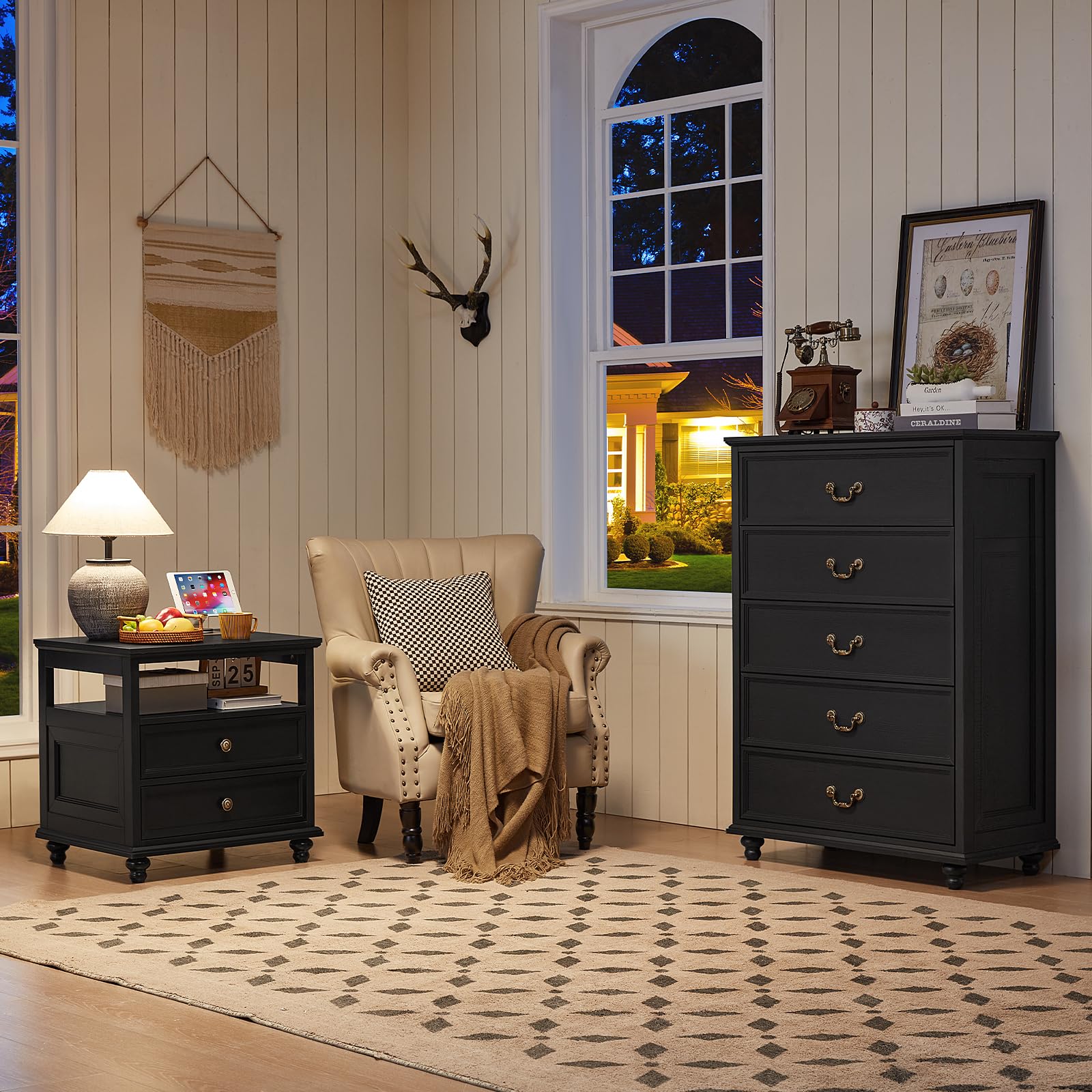 5 foot long dresser Joaxswe Farmhouse Drawer for Bedroom, 45