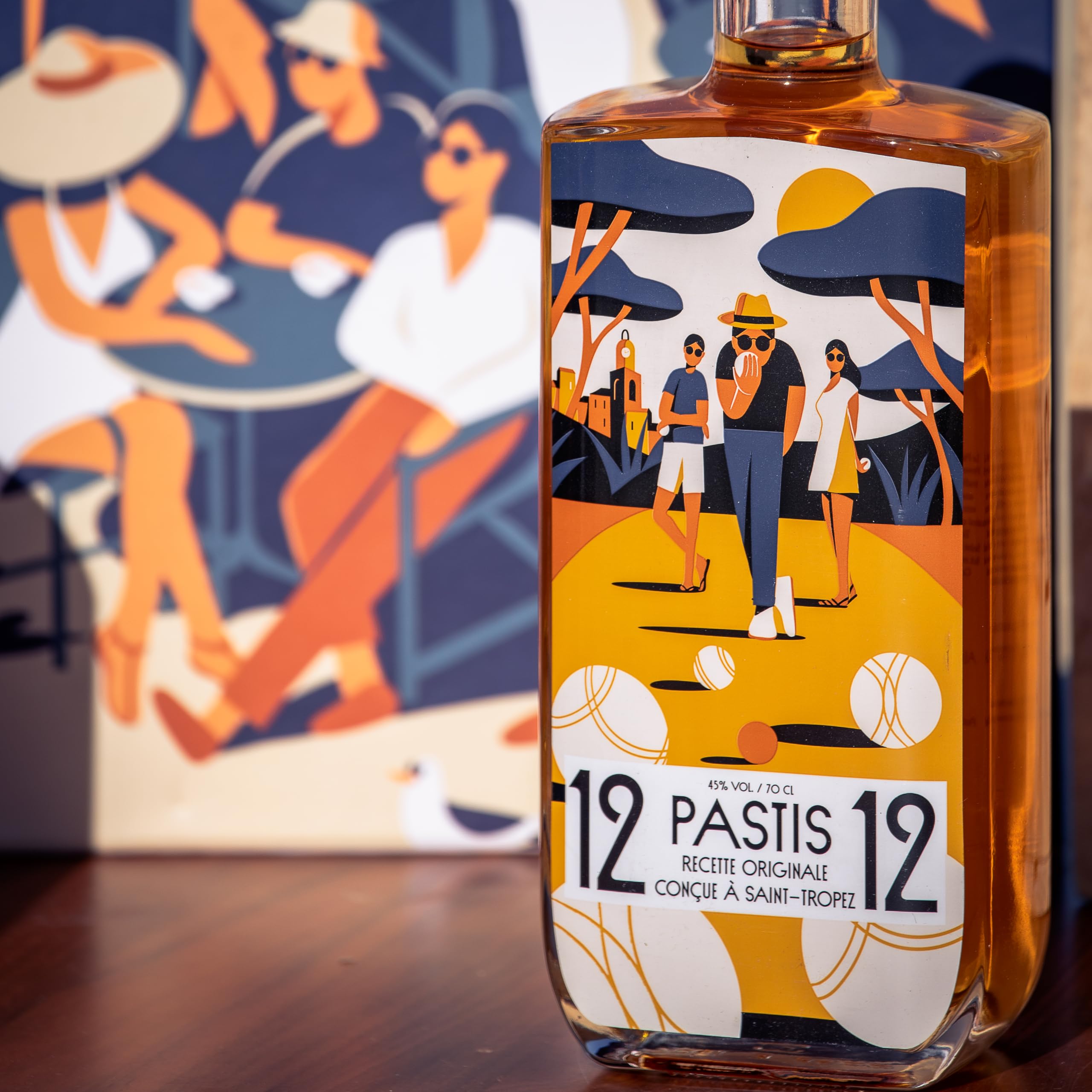Pastis 12/12 édition Pétanque 45° 70cl
