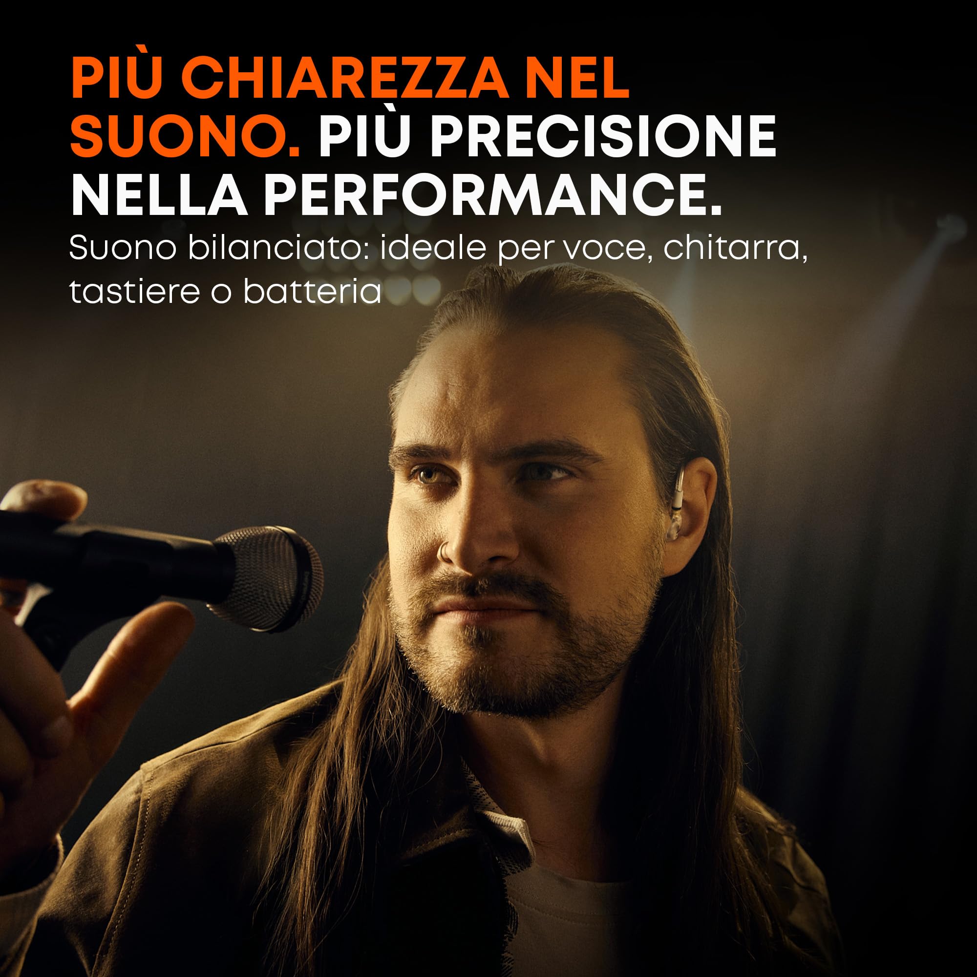 beyerdynamic DT 30 IE monitor in-ear professionale per palco e sala prove | Isolamento passivo fino a 39 dB, vestibilità ergonomica, cavo MMCX rimovibile, trasparente