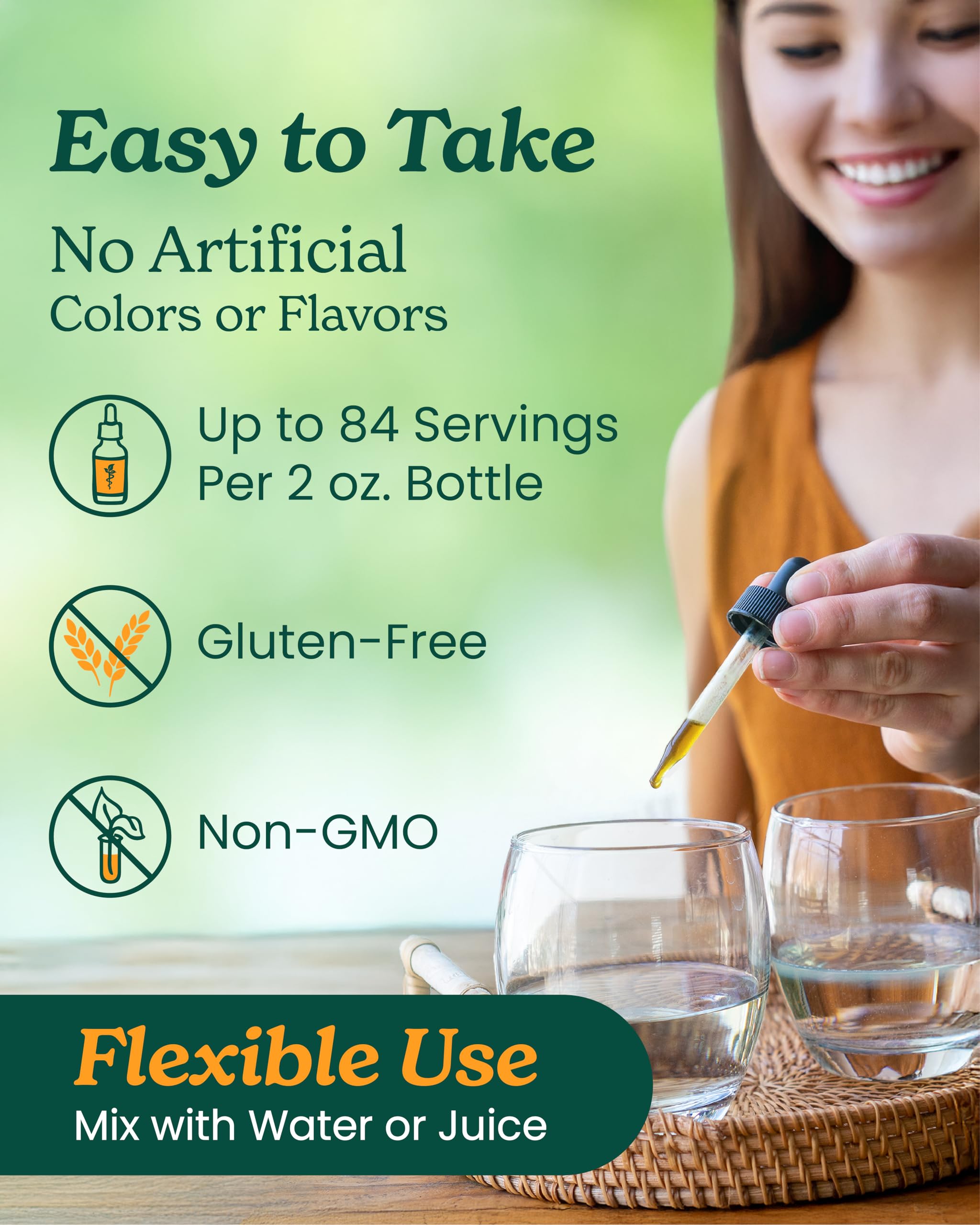 Herb Pharm Certified Organic Ashwagandha Extract Drops for Traditional Support for Energy and Vitality, Alcohol-Free Glycerite, 2 Oz