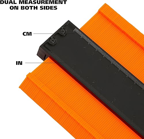 Miniatura 4 de GreatNeck 74592 - Juego de medidores de contorno, paquete de contorno de 5 y 10 pulgadas, medidor de duplicación de contorno con bloqueo,