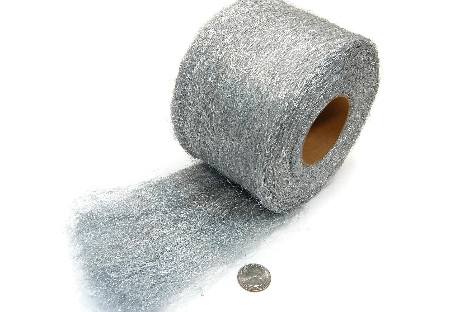 Aluminum Wool (COARSE Grade) - 1lb Roll - by Rogue River Tools. Soft clean and polish! Pure Aluminum