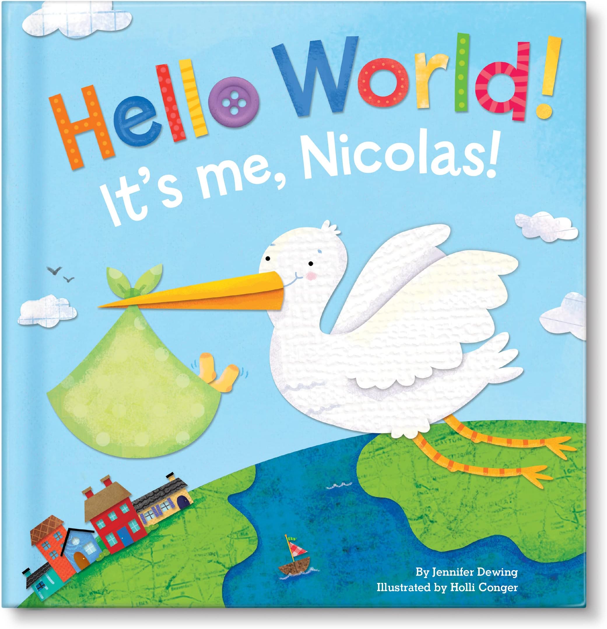 I See Me! Hello World! - Personalized Children's Story (Blue Board Story)