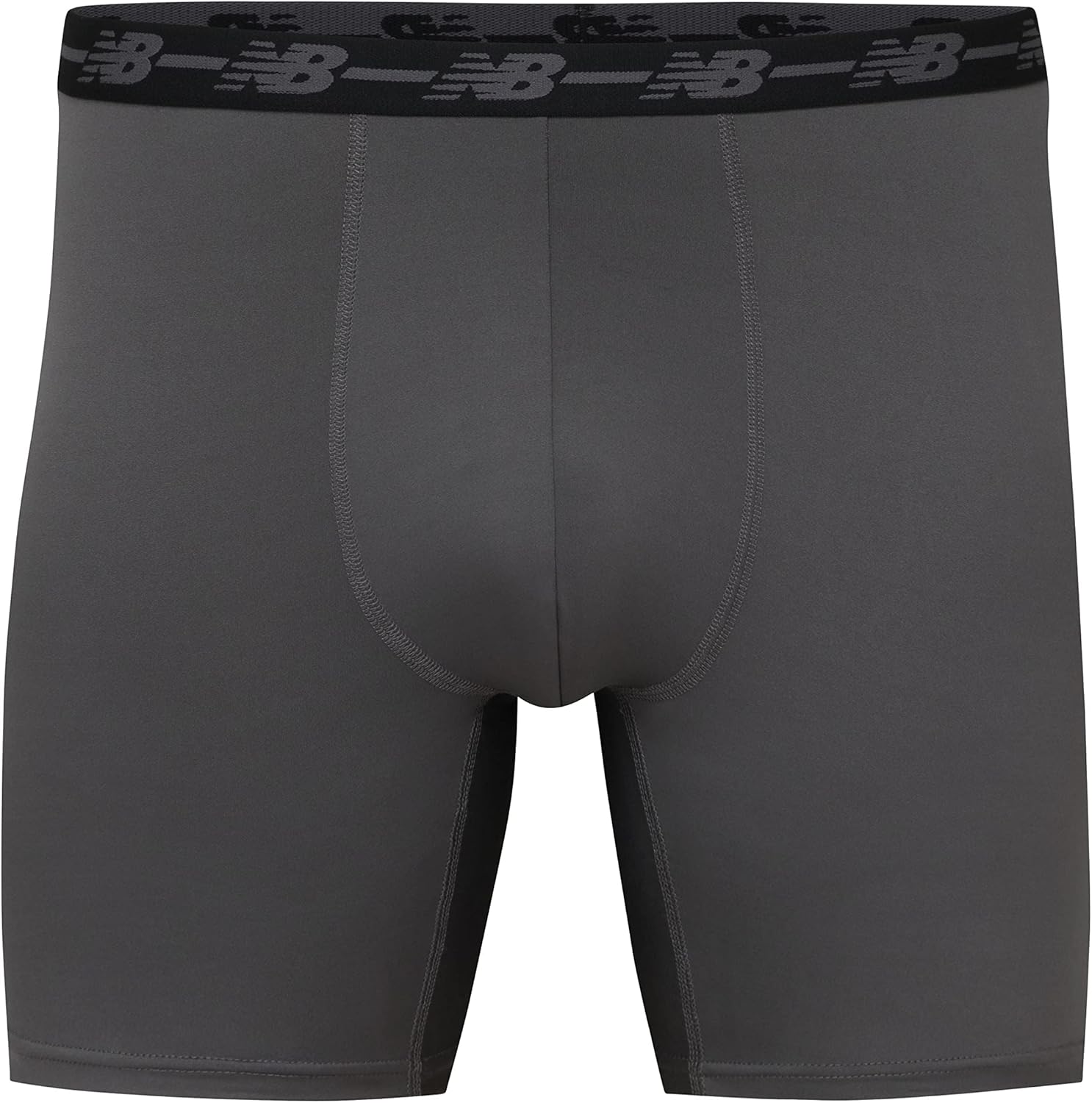 New Balance mens No Fly Performance Breathable Lightweight Moisture Wicking Underwear Boxer Brief (4 Pack) - Image 3