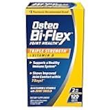 Osteo Bi-Flex Triple Strength with Vitamin D Glucosamine Chondroitin Joint Health Supplement, Coated Tablets, Red, 120 Count