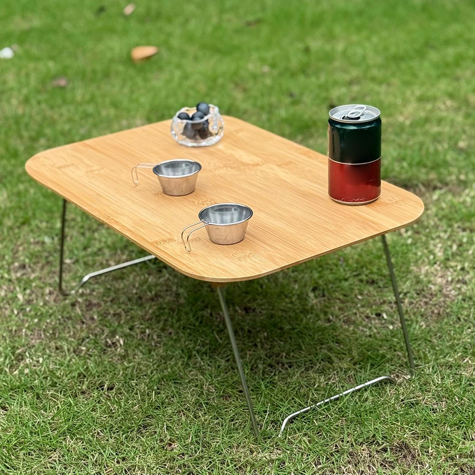Generico Mesa De Camping Plegable Escritorio Para Ordenador Doméstico