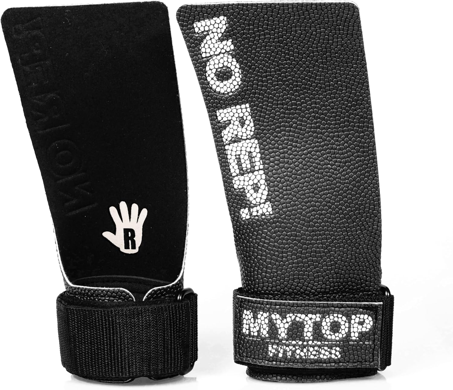 Black Basketball Grips Sticky No-Holes Training Grips (L-XL) – Stickiest, No-Slip Hand Protection & Wrist Support for Cross Training, Weightlifting, Gym, Functional Workouts – No Chalk Needed