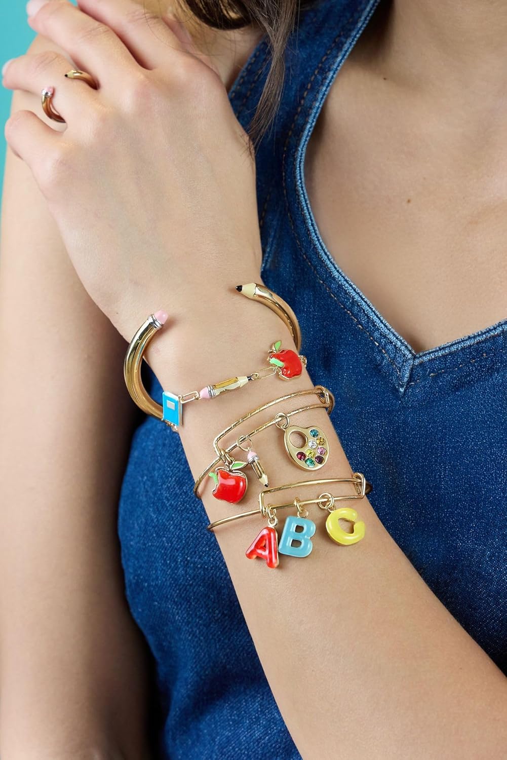 Alex and Ani School-Themed Charm Bracelet for Women - Ideal Gift for Teachers & Students - Image 6