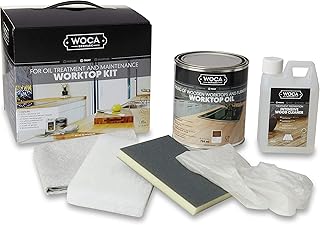 WOCA Worktop Oil kit (Natural) All You Need f...,