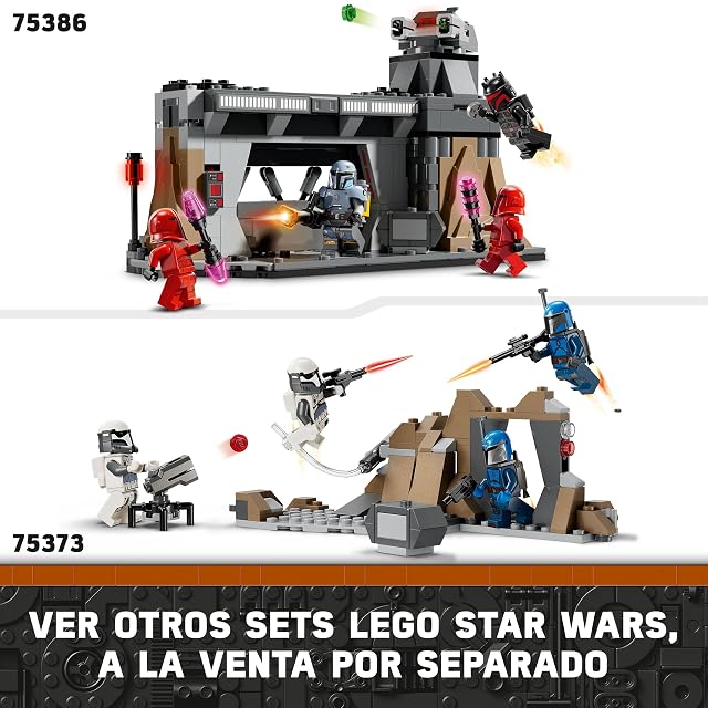 Foto 6 de 7 de LEGO Star Wars: The Mandalorian Batalla Entre Paz Vizsla y Moff Gideon Juguete de Construcción Coleccionable…