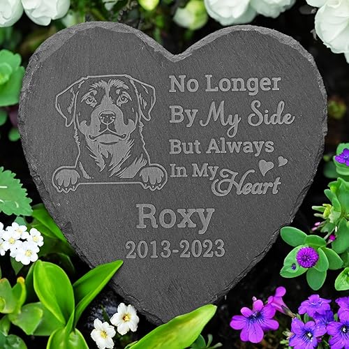 Rottweiler Memorial Stone, regalos conmemorativos de Rottweiler, regalos para la pérdida de Rottweiler, en memoria de Rottweiler, regalos de