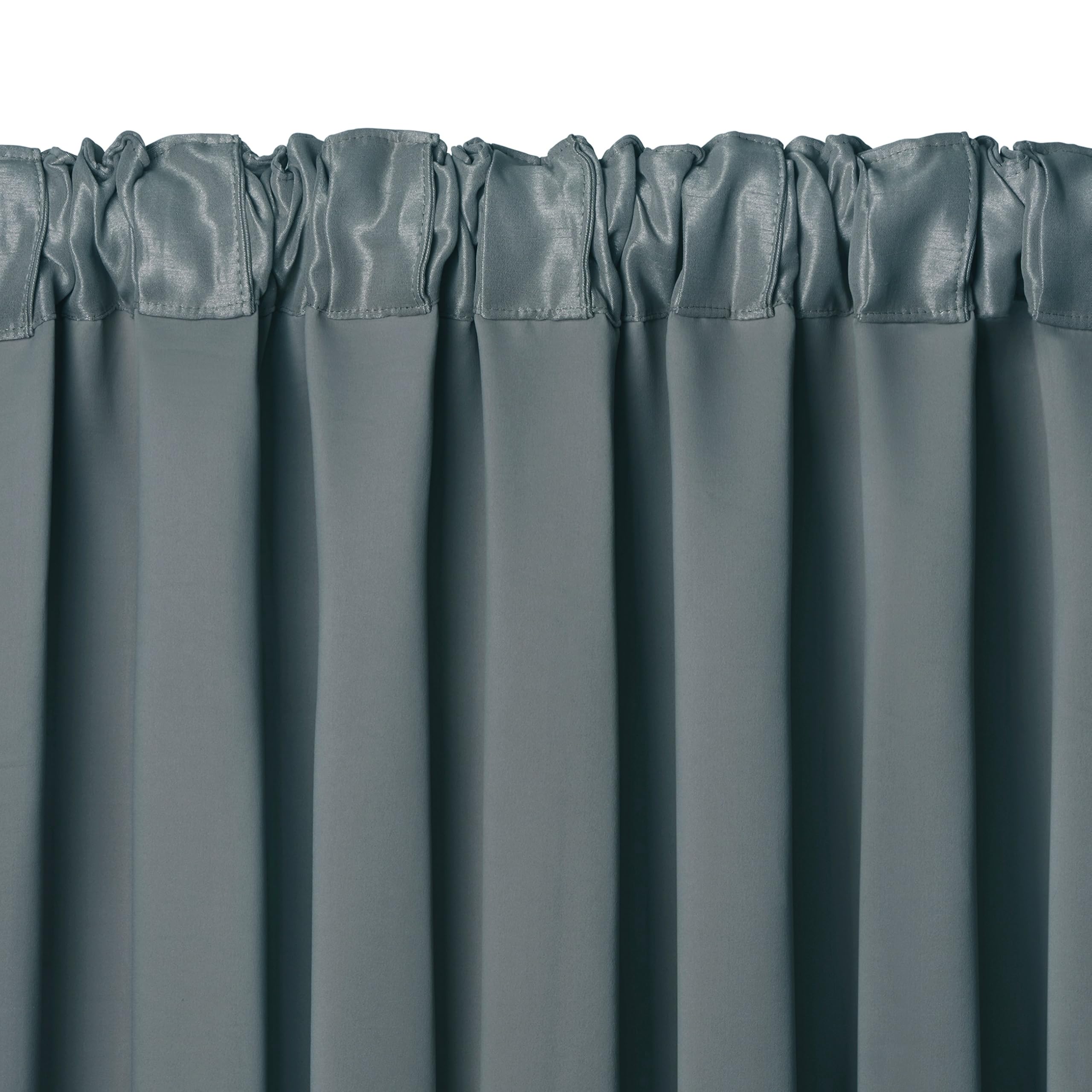 Elrene Rideau de fenêtre, Bleu, 132,1 x 213,4 cm (1 Panneau)