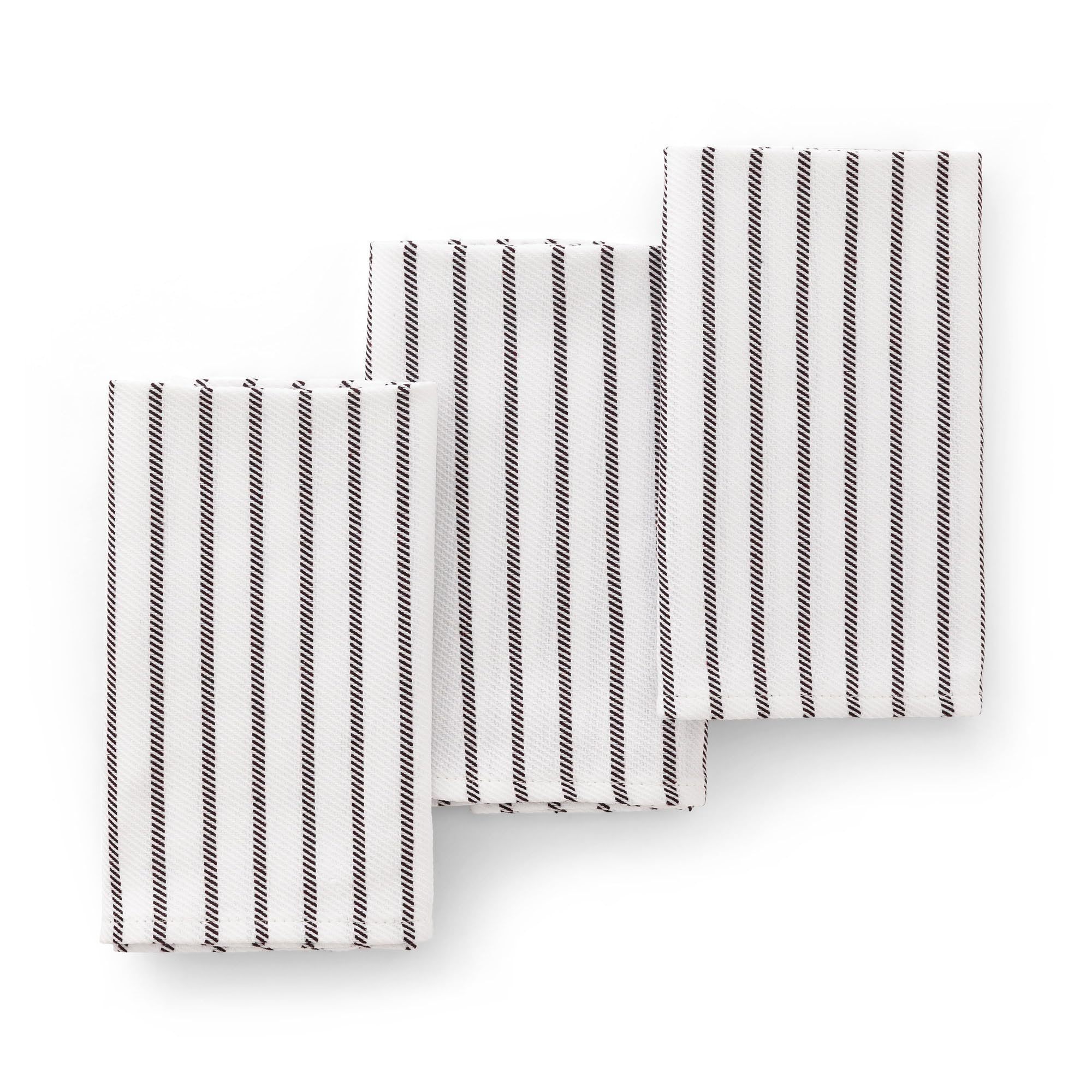 GAMUSI Paños de Cocina algodón, Paquete 3 Unidades, Trapos 45x70 cm Color Negro