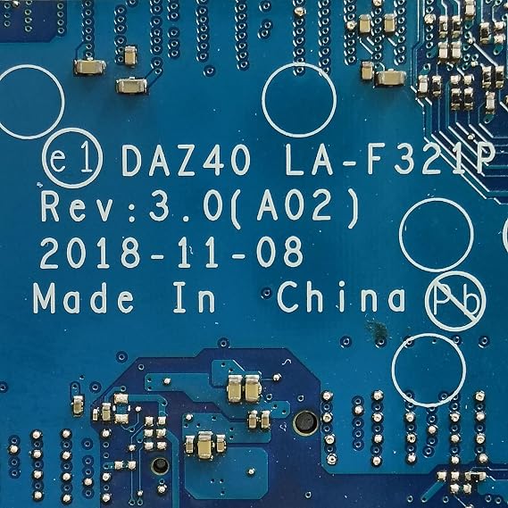 Replacement for DELL Latitude 7490 Motherboard DAZ40 LA-F321P Mainboard i5-8350U Processor 03MK2N 3MK2N