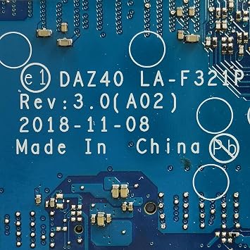 Replacement for DELL Latitude 7490 Motherboard DAZ40 LA-F321P Mainboard i5-8350U Processor 03MK2N 3MK2N