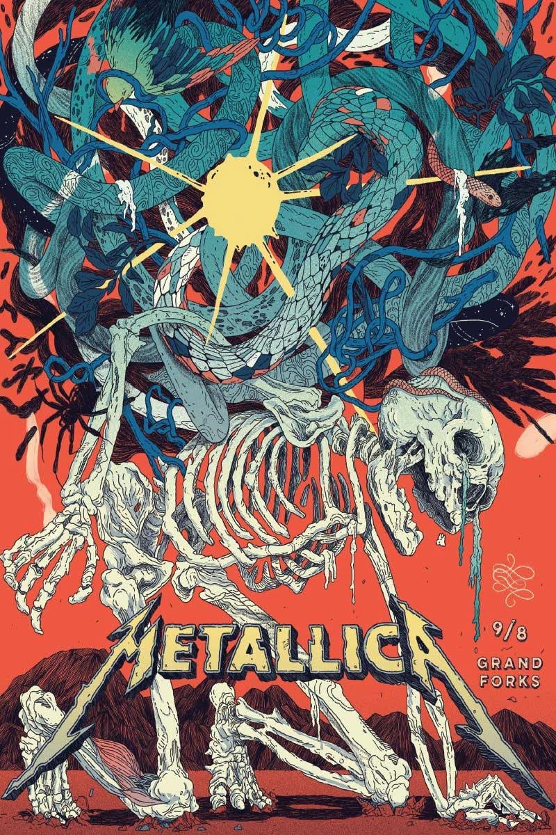 Amazon.com: BUY ART FOR LESS Officially Licensed Metallica Grand