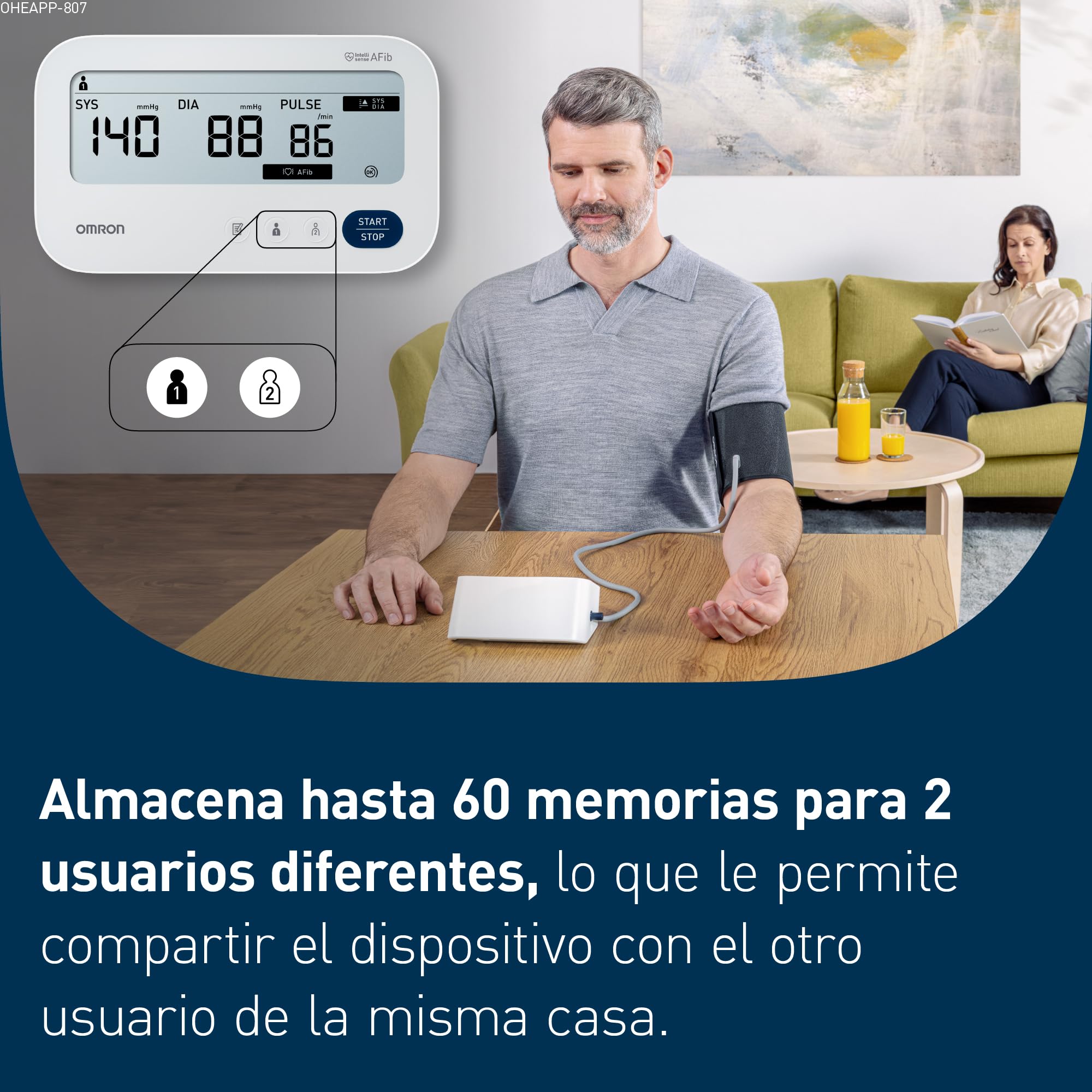 OMRON X3 Comfort AFib - Tensiómetro de brazo automático - Con detección de fibrilación auricular e indicador de hipertensión - Validado clínicamente - Diabetes y embarazo - Garantía 5 años - 22-42 cm