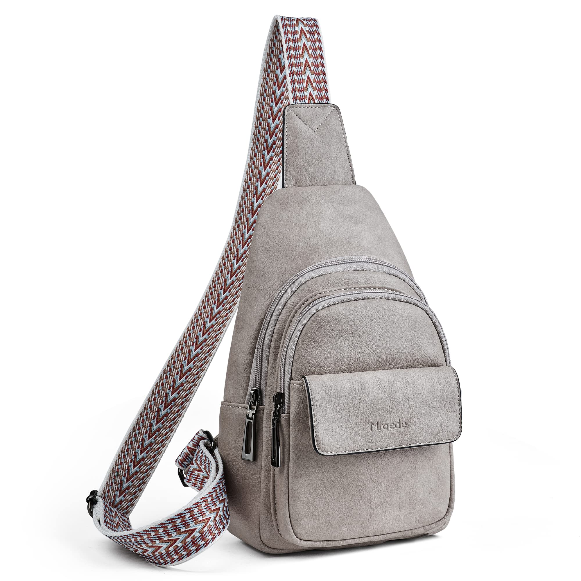 Mroede Fanny Pack Crossbody Bags for Women Men, Sling Bag for Women Men, Fanny Pack for Women Teen for School Travel Shopping