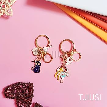 Amazon.co.jp: TJIUSI セーラーズムーン ランヤード 鍵用 IDバッジ