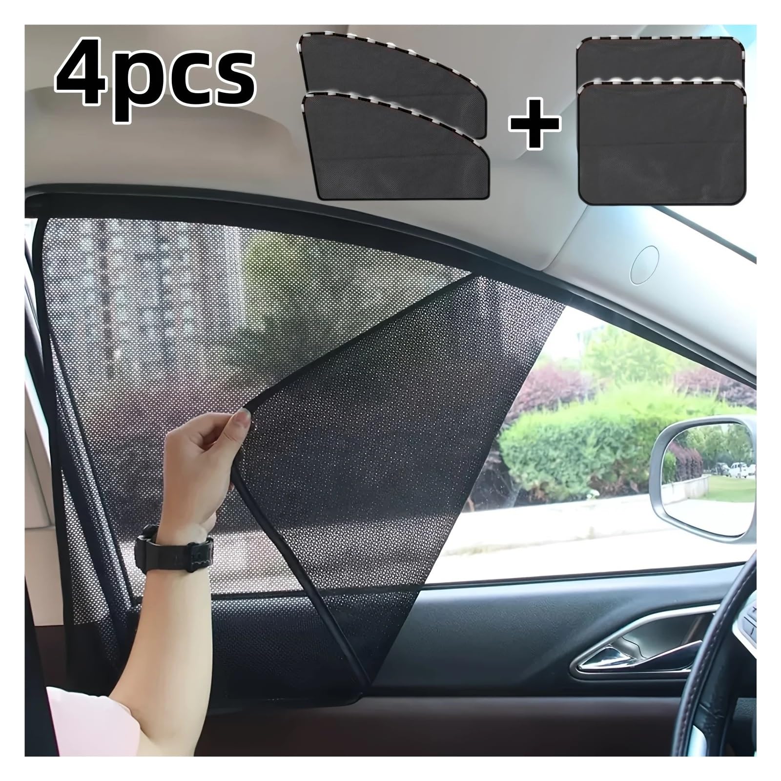 Coche Parasol Lateral Protección Cortina Ventana Coche Universal