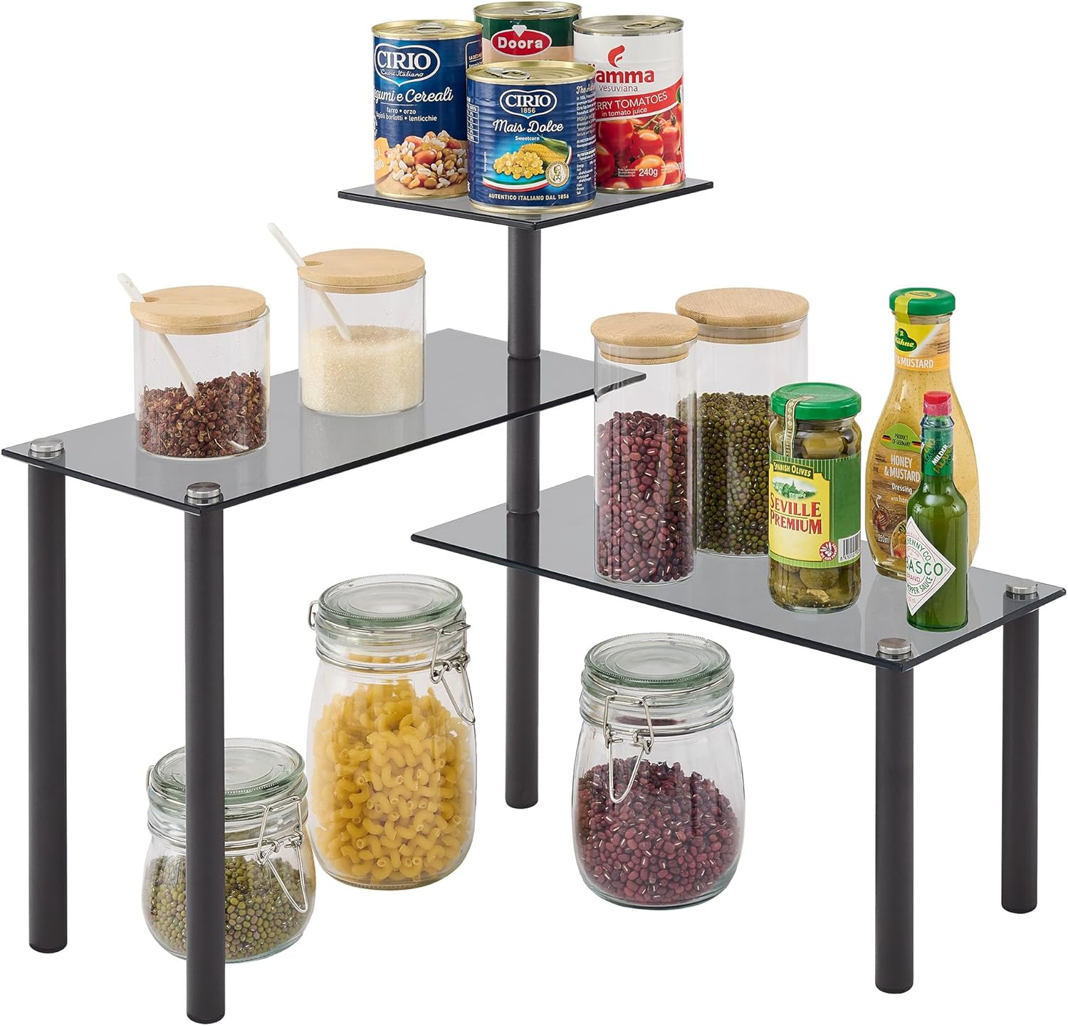FAVOOSTY 3 Tier Countertop Organizer, Kitchen Counter Shelf
