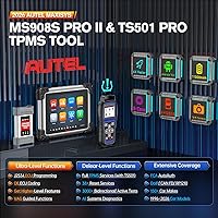 Vista 2 de Escáner Autel MaxiSYS MS908S PRO II 2026, con herramienta de reaprendizaje TS501 PRO TPMS de $219, escaneo de diagnóstico bidireccional como Ultra