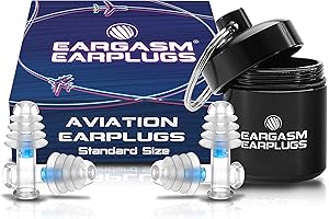 Alpine Air Unpressurized Flight Earplugs for Adults