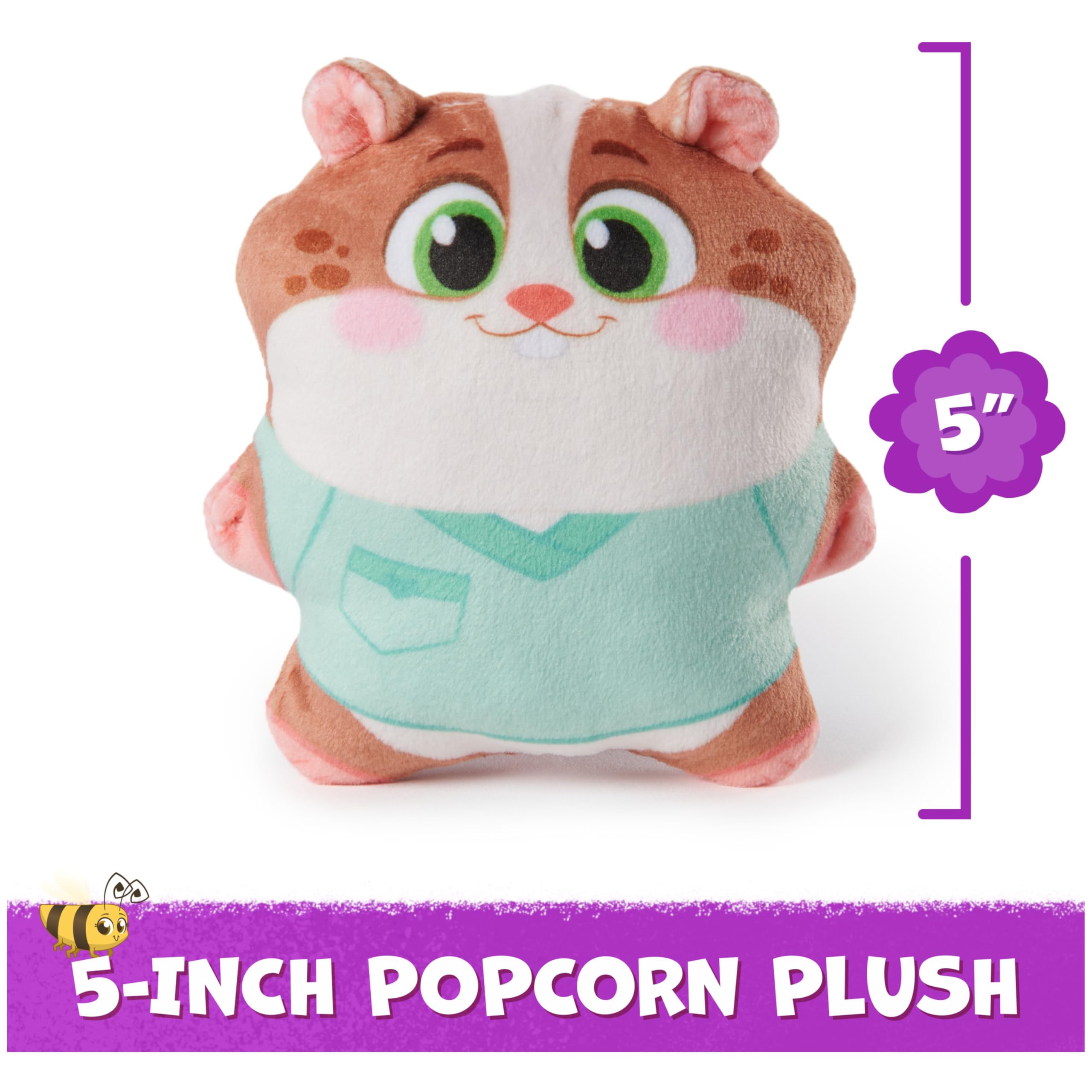 Vida The Vet - Zabawka medyczna z 5 akcesoriami + 13 cm pluszowa zabawka chomika Popcorn - Zabawki weterynarii dla dzieci 3 lata + - Prezent dla dziewczynki 3 lata +