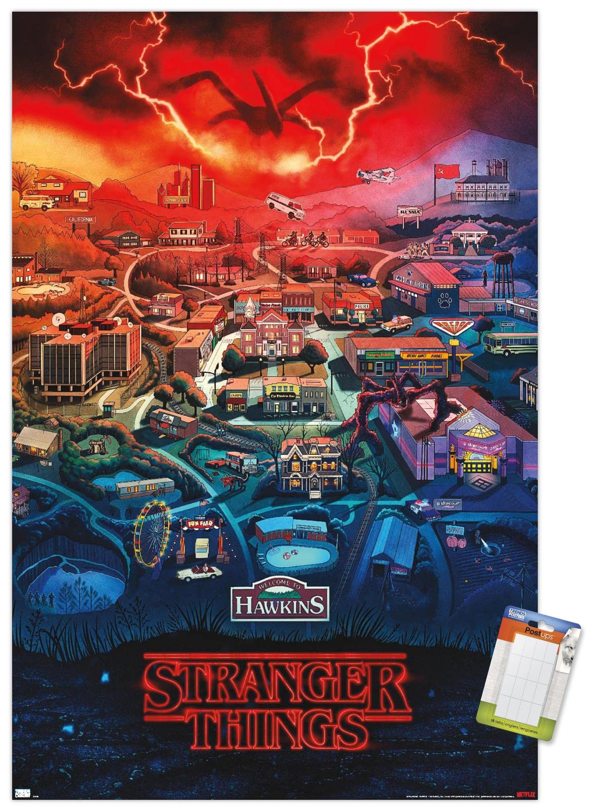 STRANGER THINGS ポスター Amazon.co.jp: Trends International Netflix Stranger Things