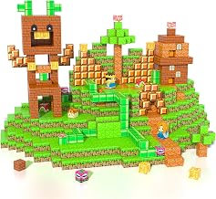 Soyee Magnetic Blocks Building Toys 156PCS - Build Mine Magnet World Set, Magnetic Toys for Boys & Girls Ages 3-5 5-7 8-10, Buildable Game Elements Gifts