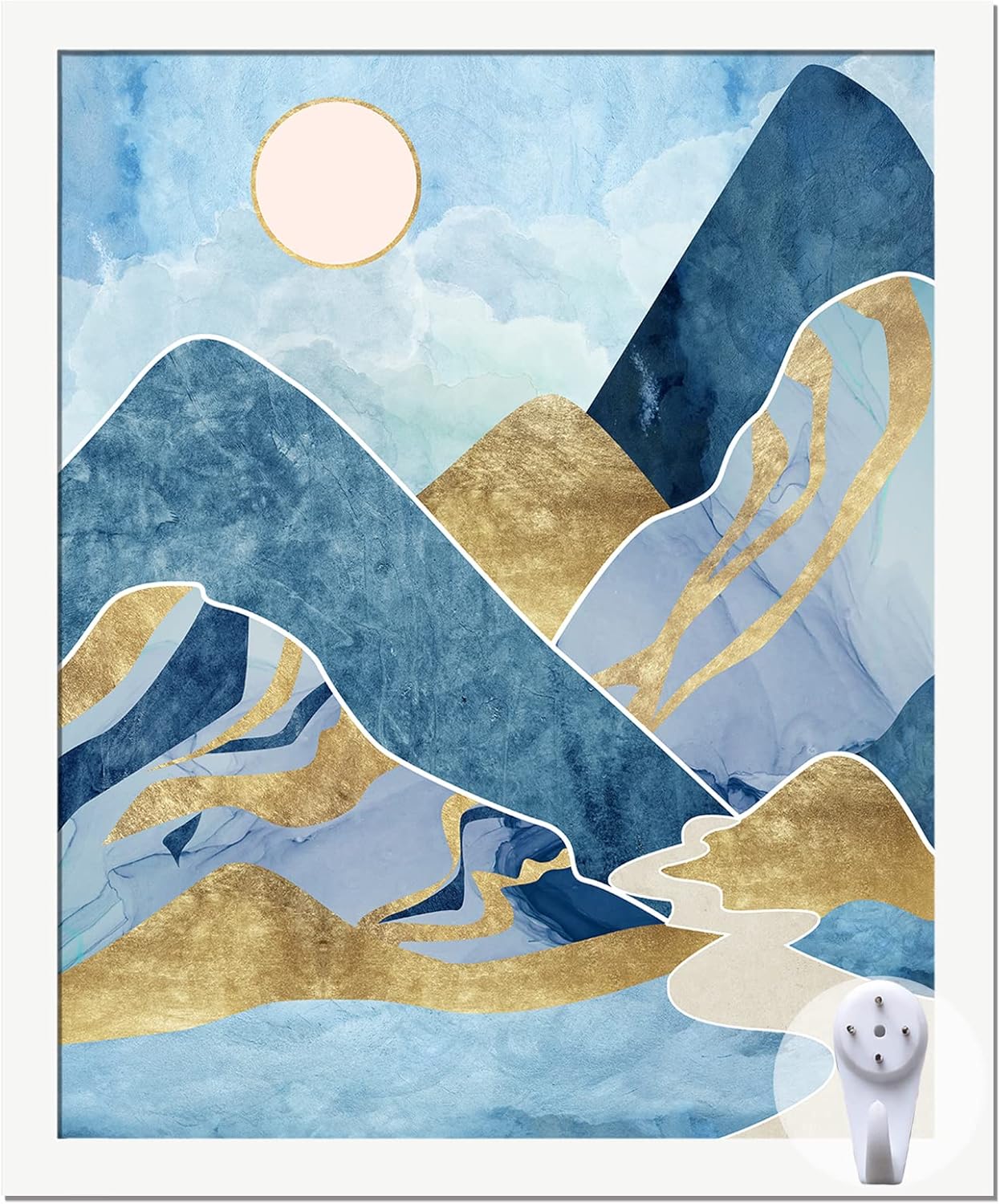 keibiubu White Picture Frame, 9x11 Picture Frame for Photo