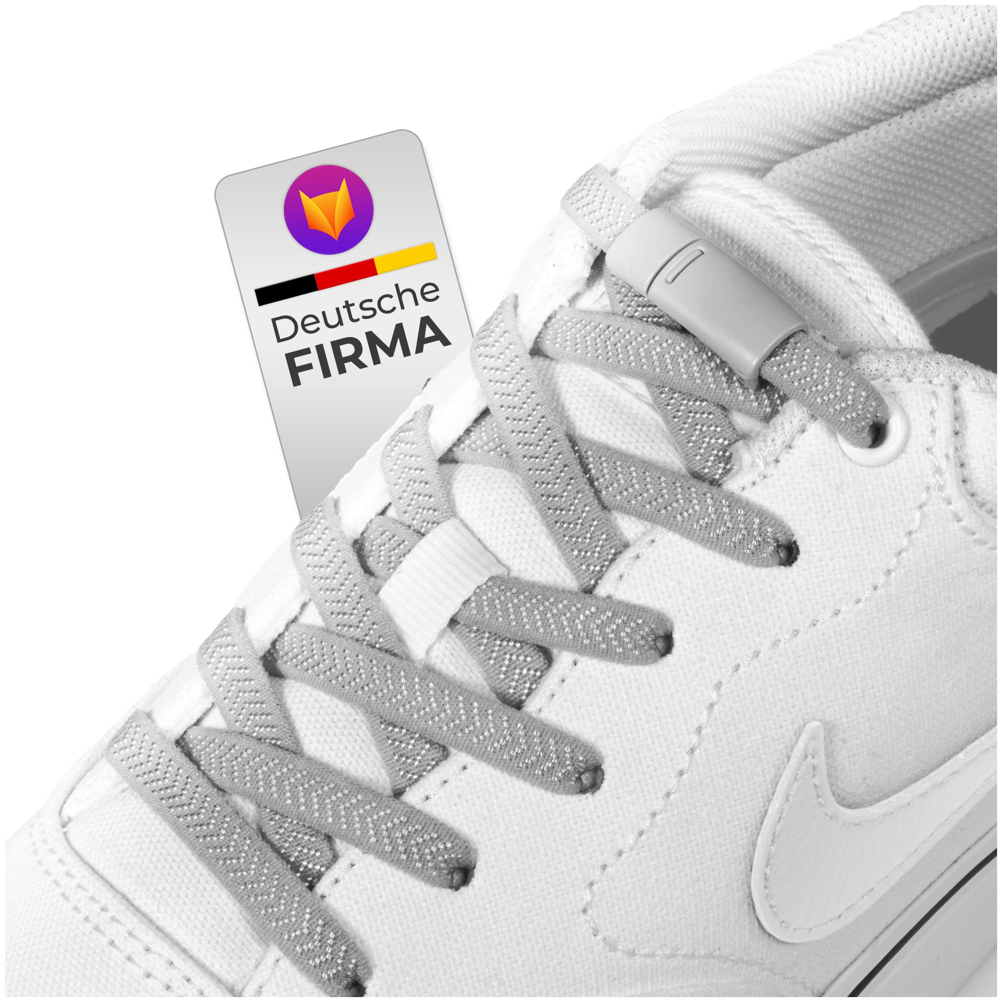 Premium Schnürsenkel ohne binden Elastisch – Schuhbänder ohne binden mit magnetischem Metallverschluss, Gummi Schnürsenkel mit Schnellverschluss für Sneaker, Kinder, Senioren & Erwachsene