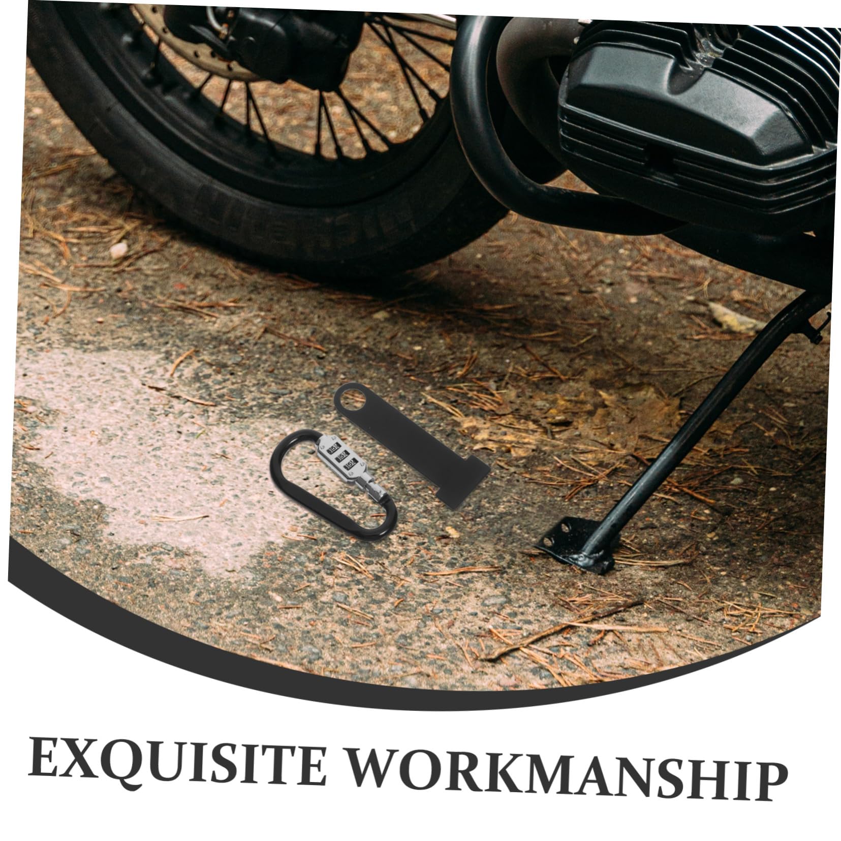 Universelles Motorrad Helmschloss aus Eisen mit Helm D-ring Metallhelmschloss zur Helmbefestigung Diebstahlsicheres Motorradschloss für Motorbike und Parkplatz