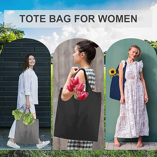 Vista 195 de BeeGreen Bolsa de viaje plegable reutilizable para regalo, bolsas de comestibles reutilizables, grandes regalos de vacaciones, bolsa de tela