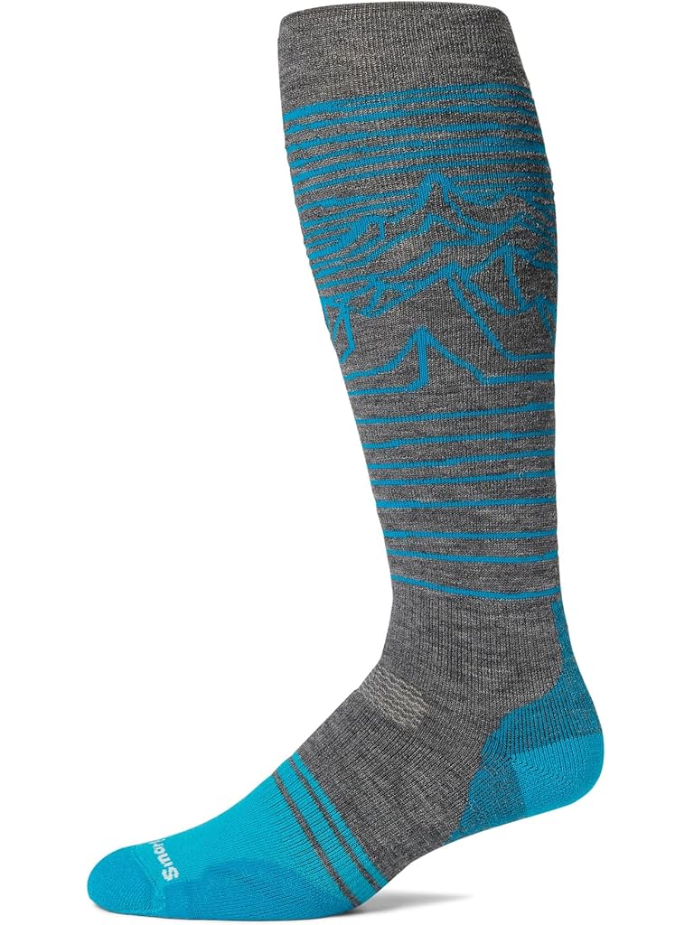 Brown Smartwool Snowboard Full Cushion Iguchi Pattern Over-the-Calf Socks