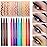 BONNIE CHOICE 12 Colors Matte Liquid Eyeliner Set, Colorful Neon Eyeliner Pencil Rainbow Waterproof Long Lasting Matte Colorful Milti-Functional Eyeshadow Pen Eye Makeup Christmas Day Gifts for Women