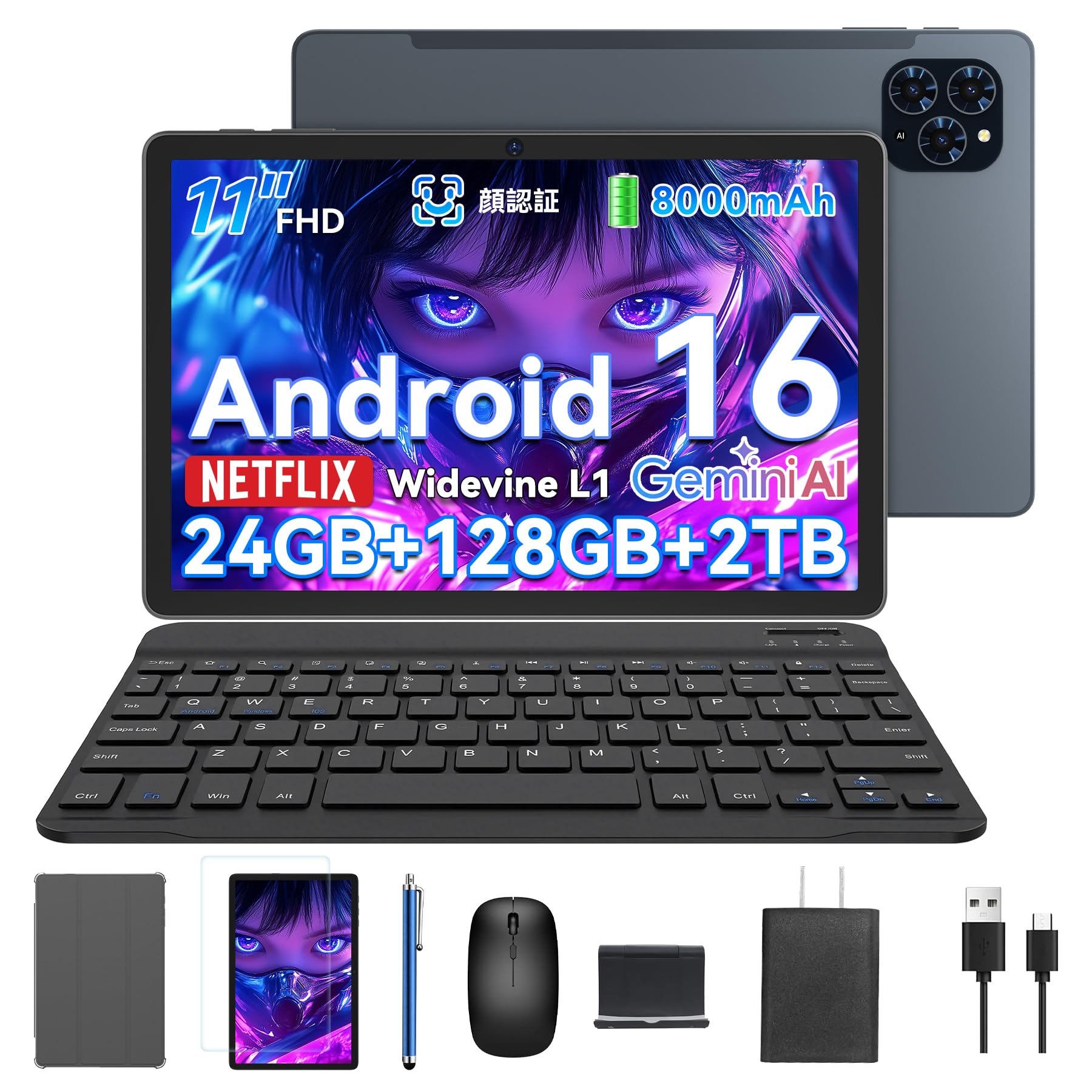 Amazon.co.jp: 【Android16 タブレット 11インチ】TABWEE T90