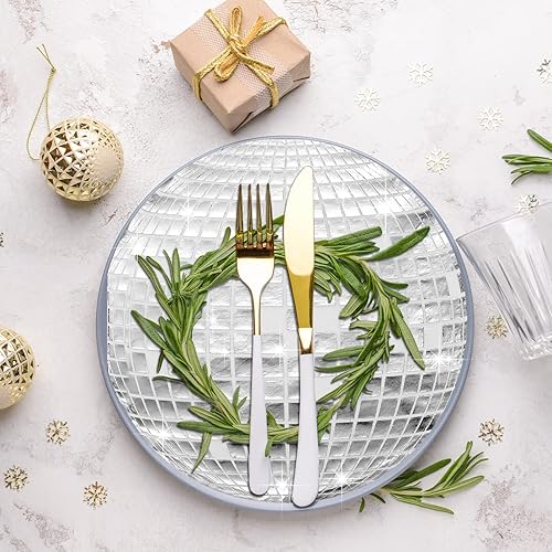 Miniatura 8 de Colarr 100 servilletas de disco desechables de bola de discoteca, servilletas de cóctel de los años 70, 80, 90, suministros de fiesta, servilletas